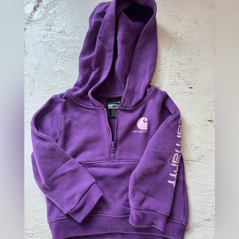 Carhartt Kids' Vibrant Purple Hoodie